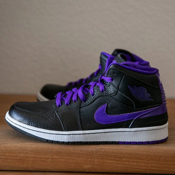 Air Jordan 1 Retro '86 Black and concord purple - Picture 3 of 16